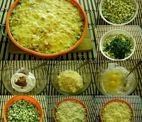 Фотография рецепта Кабачки, запеченные с сыром