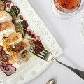 Фотография рецепта Курица, фаршированная орехами и черносливом, с ежевичным соусом автор Алексей Зимин