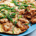 Фотография рецепта Оякодон (японский омлет с рисом и курицей) автор Андрей Терехин