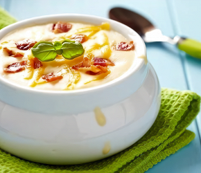 Фотография рецепта Куриный суп-крем с овощами по-чешски