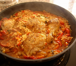 Фотография рецепта Курица с рисом