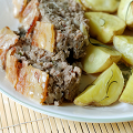 Фотография рецепта Слоеный мясной хлеб автор Елена П.