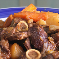 Баранина тушеная, с овощами