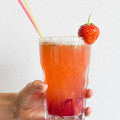 Фотография рецепта Клубничный микс с зеленым чаем автор Kenyan Tea