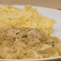 Фотография рецепта Курица с луком и горчичными зернами, тушеная в белом вине автор Anatoly Eliseev