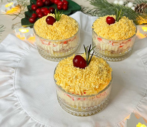 Фотография рецепта Салат «Аристократ»: изысканный новогодний вкус
