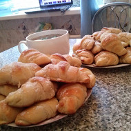 Круассаны со сгущенкой