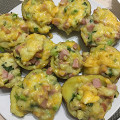 Фотография рецепта Фаршированный сыром и колбасой картофель автор Diana Kirakosyan