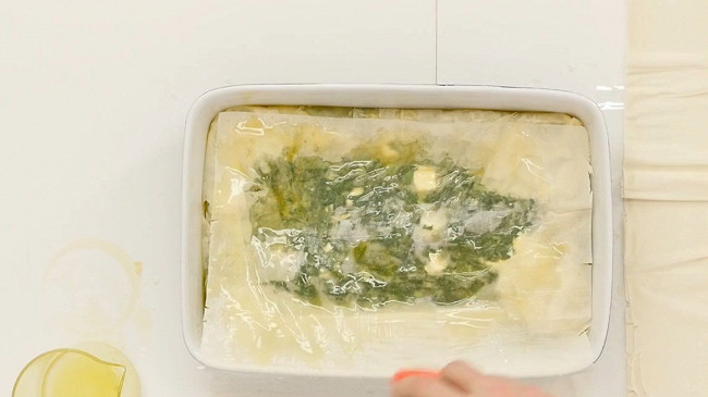 Фото шага рецепта Пирог со шпинатом Спанакопита 79807 шаг 9