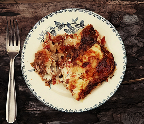 Фотография рецепта Лазанья с овощами и творогом
