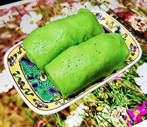 Фотография рецепта Квей-дада (Kueh dadar)