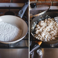 Жюльен с грибами и курицей в глиняных горшочках