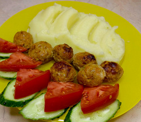 Фотография рецепта Фрикадельки из мяса и овощей