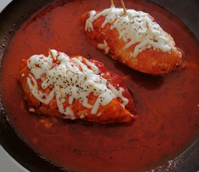 Фотография рецепта Сочная фаршированная курица