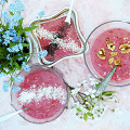 Фотография рецепта Бананово-вишневое мороженое автор Salatshop