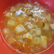 Рассольник по-деревенски с курицей
