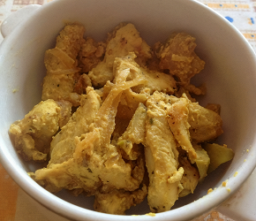 Фотография рецепта Курица с яблоками по-индийски