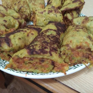 Кабачковые блинчики с начинкой