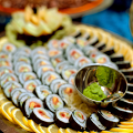 Фотография рецепта Теплые роллы с курицей, сыром и грибами автор Оля Давыдова