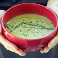 Фотография рецепта Мятный крем-суп из горошка и кукурузы автор Salatshop