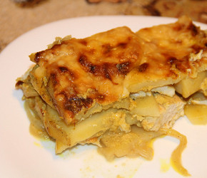 Фотография рецепта Картофельная запеканка с курицей и сыром
