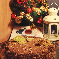 Ленинградский торт с малиной