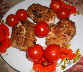 Фотография рецепта Куриные котлеты с сухарях