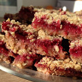 Фотография рецепта Клюквенное печенье (Cranberry crumble bars) автор Любовь Иванова