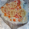 Фотография рецепта Камбала в духовке с овощами и травами автор xShultcx