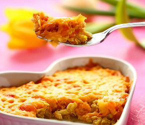 Фотография рецепта Запеканка из курицы, приготовленная в микроволновой печи