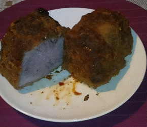 Фотография рецепта Мясо, запеченное с аджикой, сушеным базиликом и белым бальзамическим уксусом