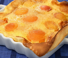 Фотография рецепта Абрикосовый пирог с грецкими орехами