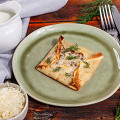 Фотография рецепта Блины с курицей и грибами автор Еда