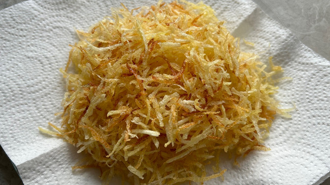 Фото шага рецепта Овощной салат с курицей и картофелем пай 174262 шаг 8
