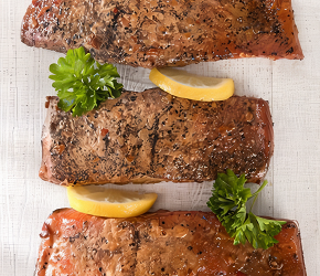 Фотография рецепта Маринованный лосось в мисо и саке (Misoyaki salmon)