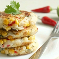 Фотография рецепта Котлеты из картофеля с кукурузой по-тайски автор Динара Бадретдинова