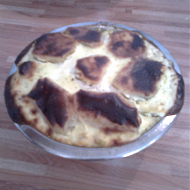 Хек, запеченный с грибами и картофелем