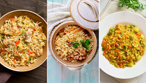 Плов на скорую руку: со свининой, курицей и вегетарианский