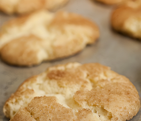 Фотография рецепта Американское ванильное печенье с корицей (Snickerdoodles)