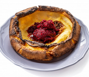 Фотография рецепта Блинчик Dutch Baby с миндальной мукой