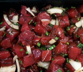 Фотография рецепта Гавайский тартар из тунца (Ahi poke)