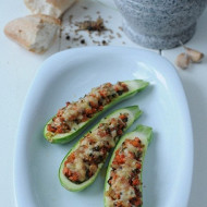 Запеченные кабачки с сыром
