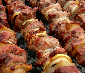 Фотография рецепта Шашлык из белого мяса