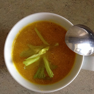 Тыквенный суп пюре с кокосовым молоком и кокосовым маслом