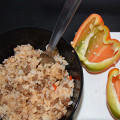 Фотография рецепта Сладкие перцы, запеченные с мясом и рисом автор Антонина Сапрыкина