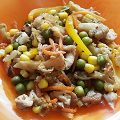 Фотография рецепта Овощное рагу с курицей автор Полина