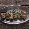Фотография рецепта Рулетики из баклажанов с орехами автор FOODTV