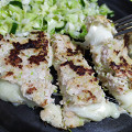 Фотография рецепта Мясной блин с моцареллой автор ЮЛИЯ ТИМОФЕЕВА