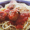 Фотография рецепта Спагетти с мясными шариками (meatballs) автор Сабина Рзаева