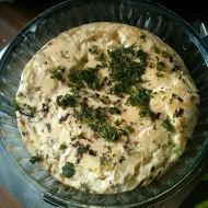 Омлет-суфле с ветчиной и сыром